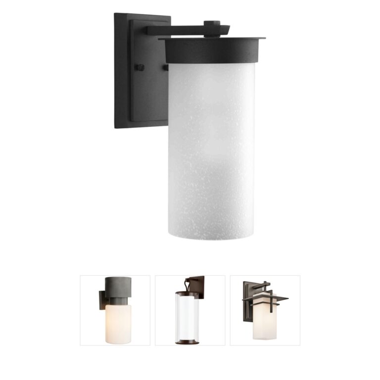 Progress Lighting Hawthorne Textured Black Outdoor Wall Lantern