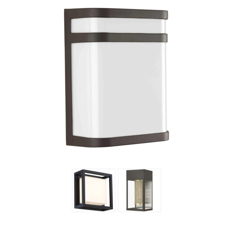 Progress Lighting Valera LED Architectural Bronze Outdoor Wall Sconce