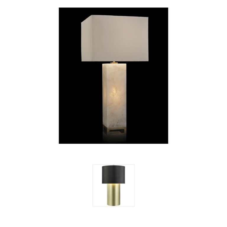 John-Richard Illuminated Calcite Table Lamp