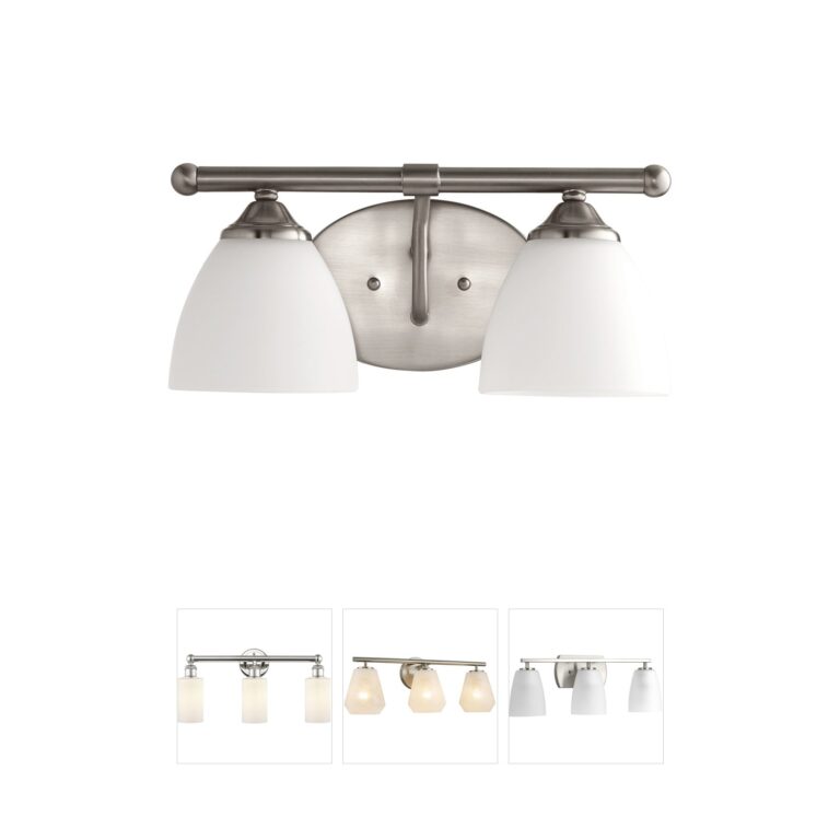 Quorum Brooks Satin Nickel Vanity Light