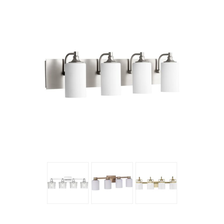 Quorum Celeste Satin Nickel 4-Light Vanity Light