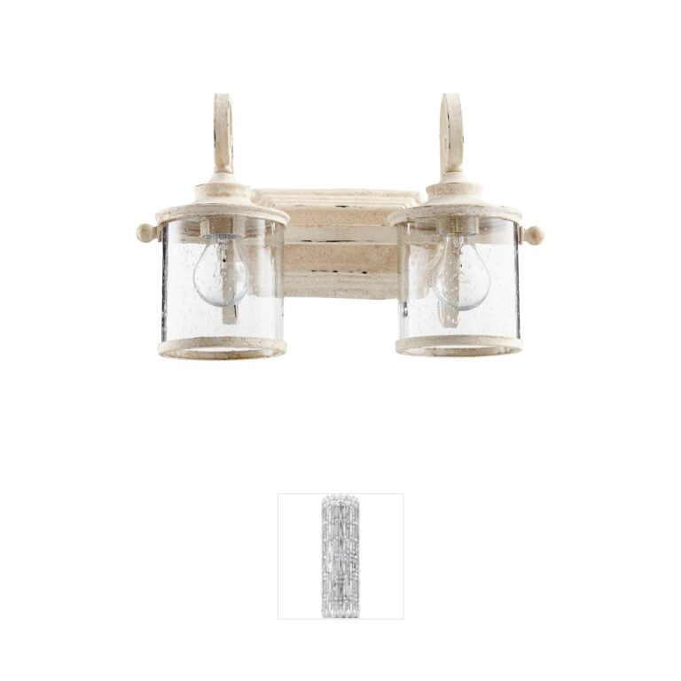 Quorum San Miguel Persian White Vanity Light