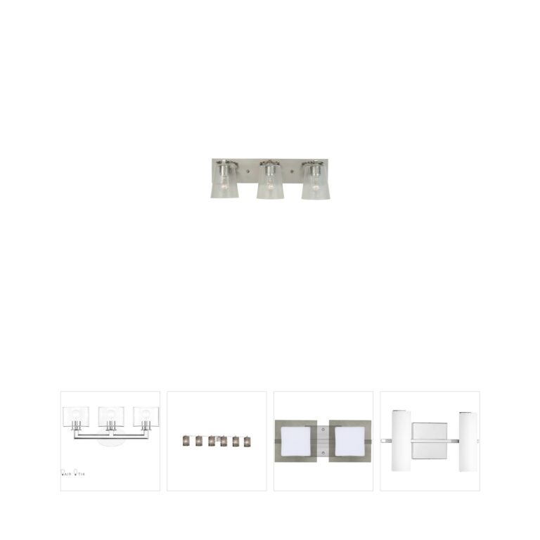 Framburg Mercer Clear Seedy Glass Vanity Light