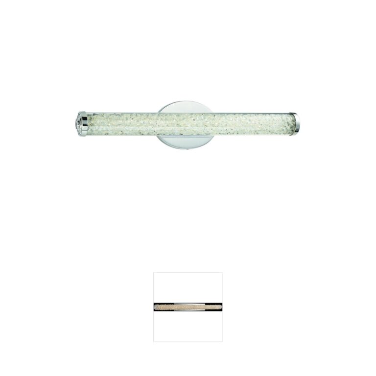 George Kovacs Diamonds 24-Inch Chrome and Clear Crystal LED Vanity Light