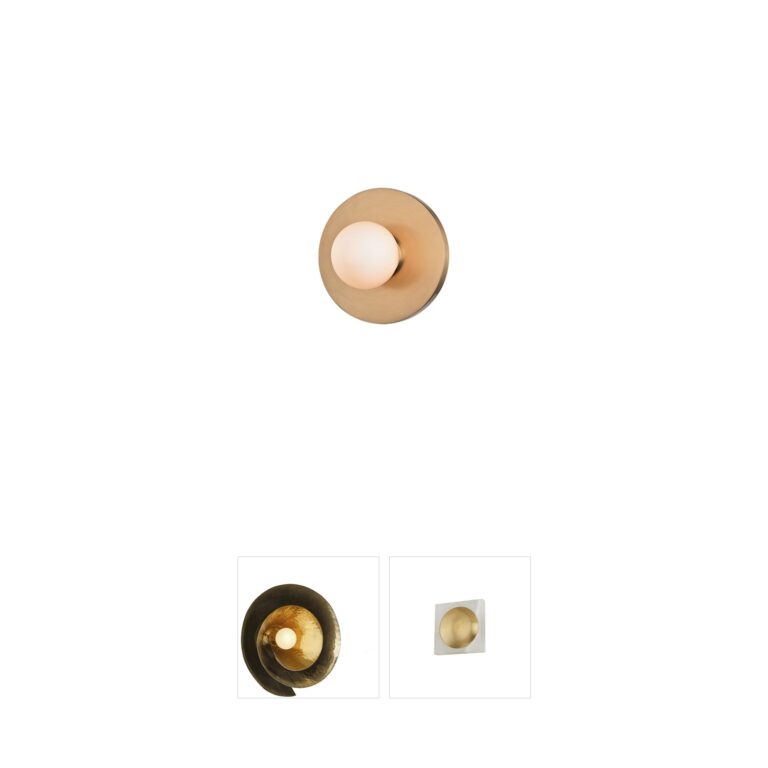 Hudson Valley Taft Aged Brass LED Wall Sconce