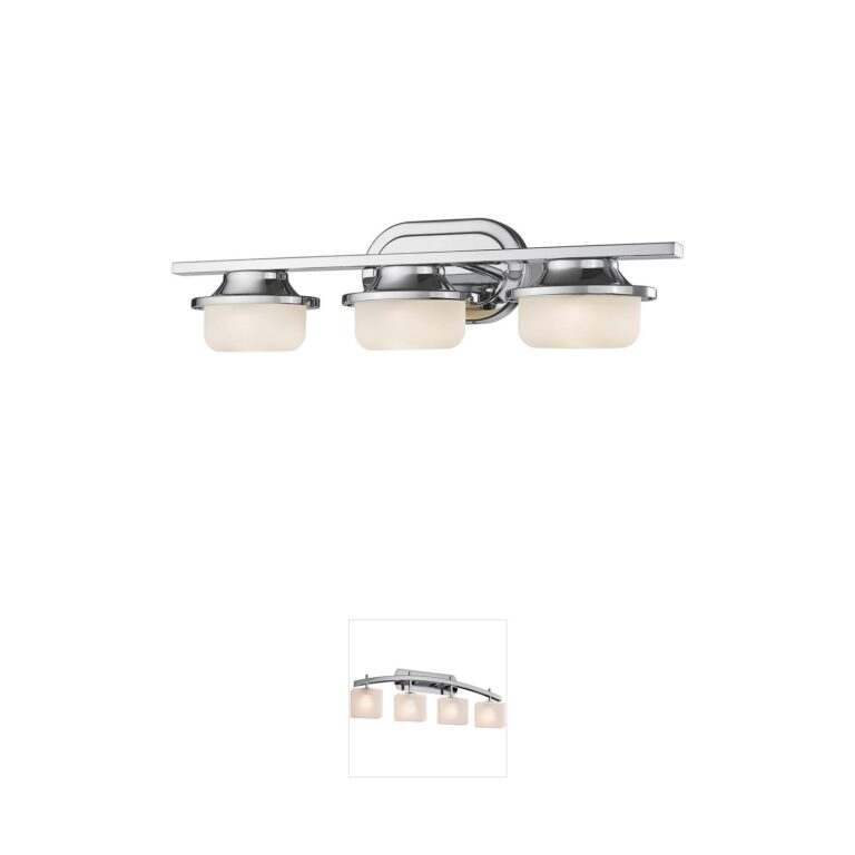 Z-Lite Optum 3-Light Chrome LED Vanity Light