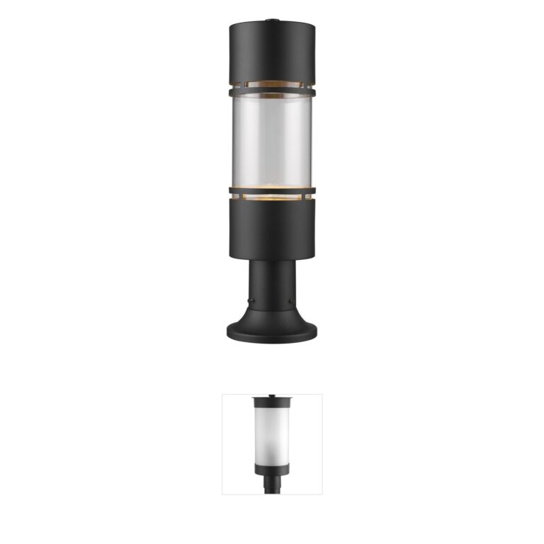 Z-Lite Luminata Aluminum LED Post Light - Black