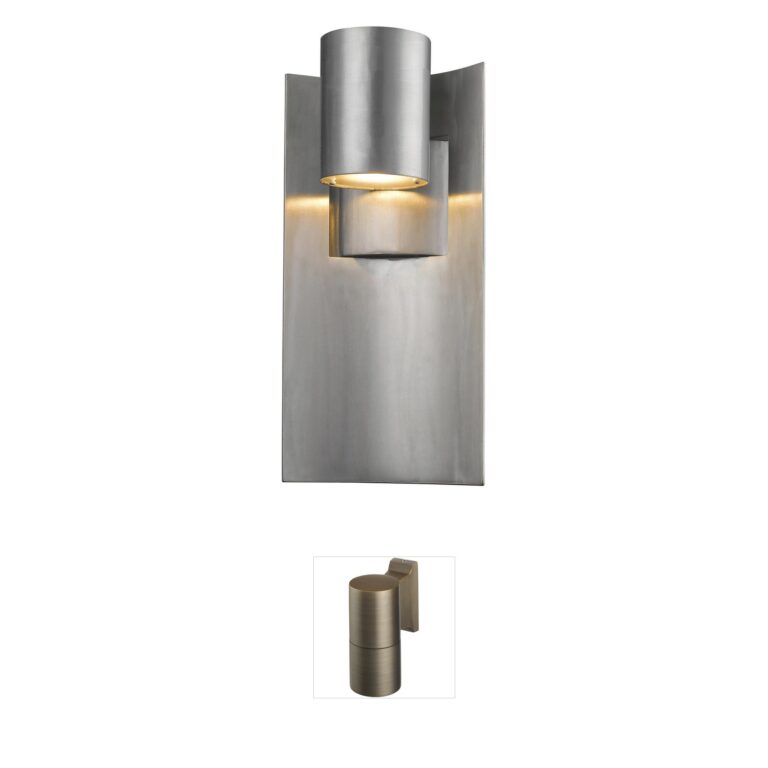 Z-Lite Amador Silver LED Outdoor Wall Light