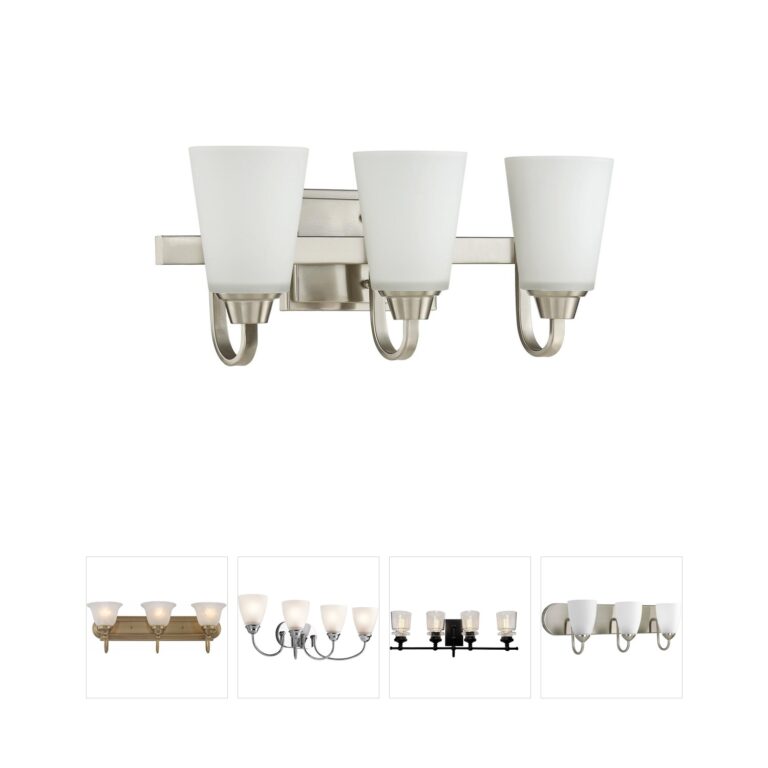 Craftmade Neighborhood Grace Brushed Nickel 3-Light Vanity