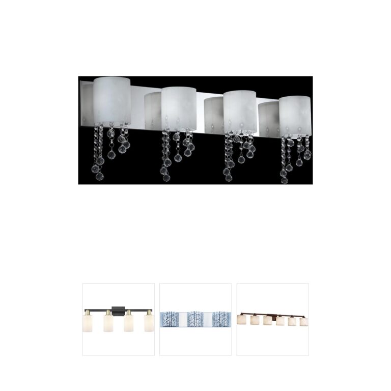 Z-Lite Jewel Collection Chrome LED Vanity Light