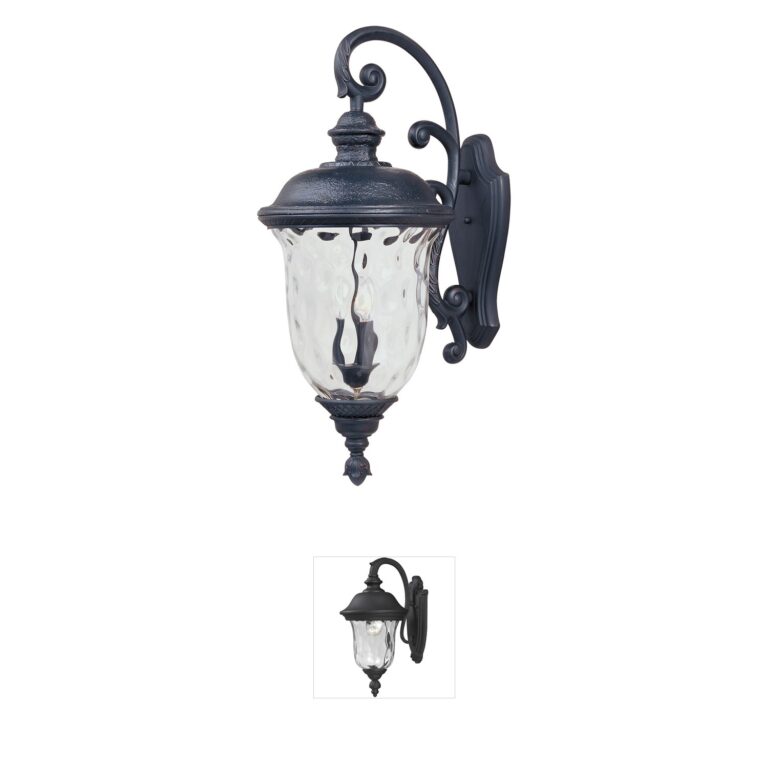 Maxim Lighting Carriage House DC Water Glass Wall Lantern