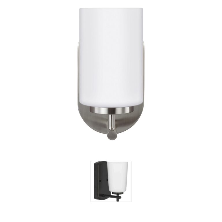 Generation Lighting Oslo Brushed Nickel Steel Vanity Sconce