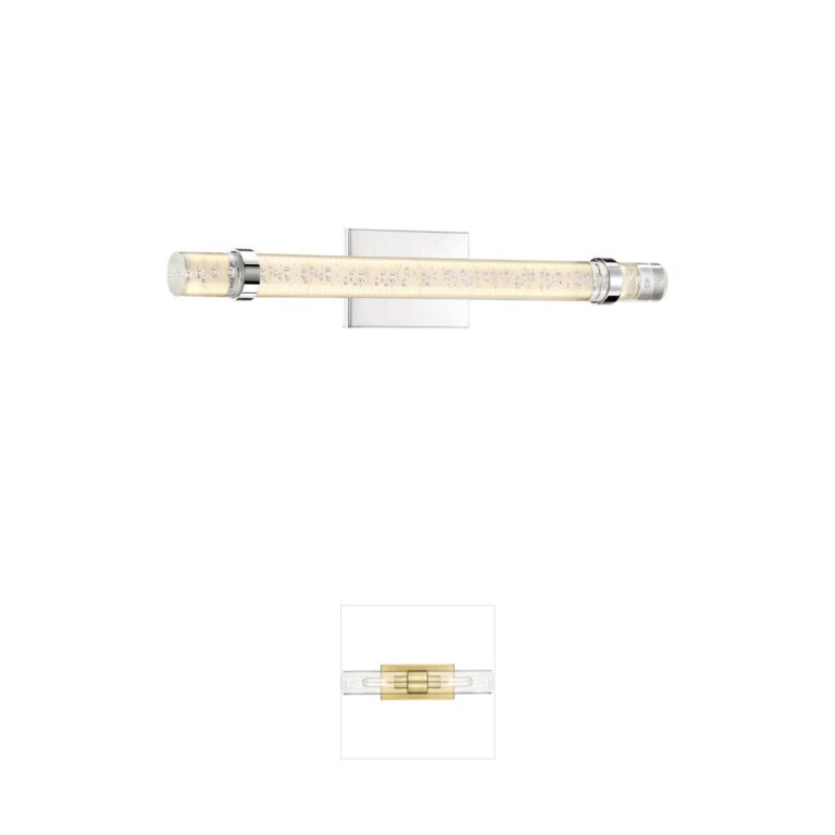 Quoizel Bracer 26" Polished Chrome LED Vanity Light