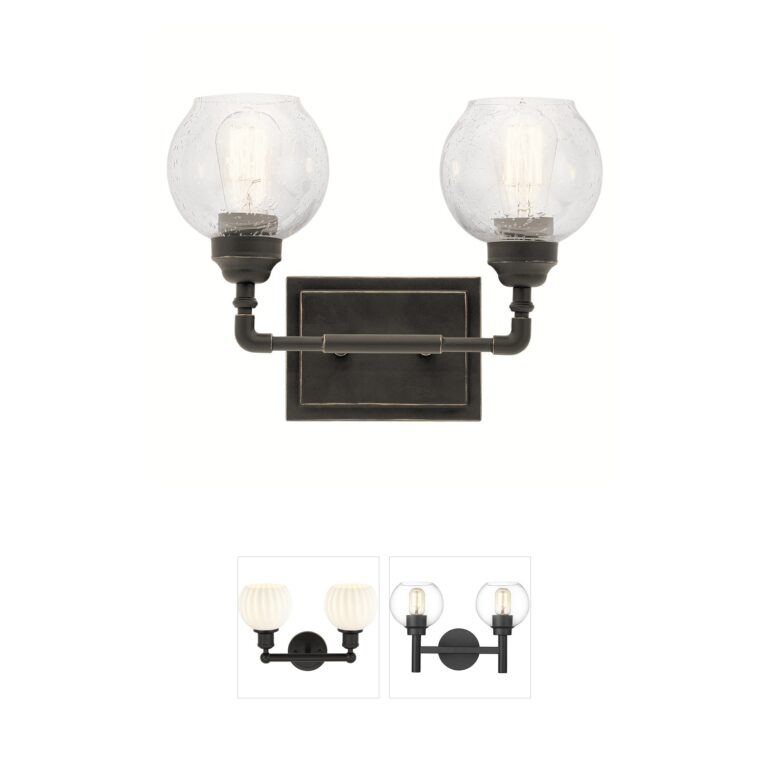 Kichler Niles Olde Bronze Steel Vanity Light