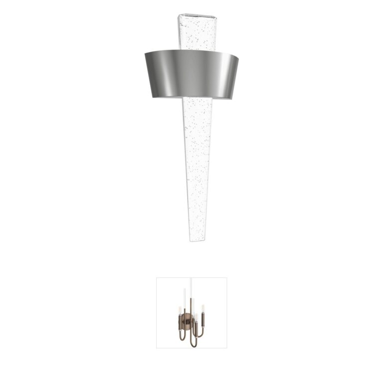 Avenue Lighting Original Glacier Avenue Crystal Wall Sconce - Polished Nickel