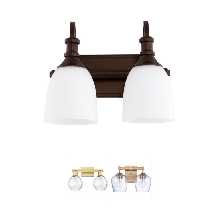 Quorum Richmond Oiled Bronze Vanity Light