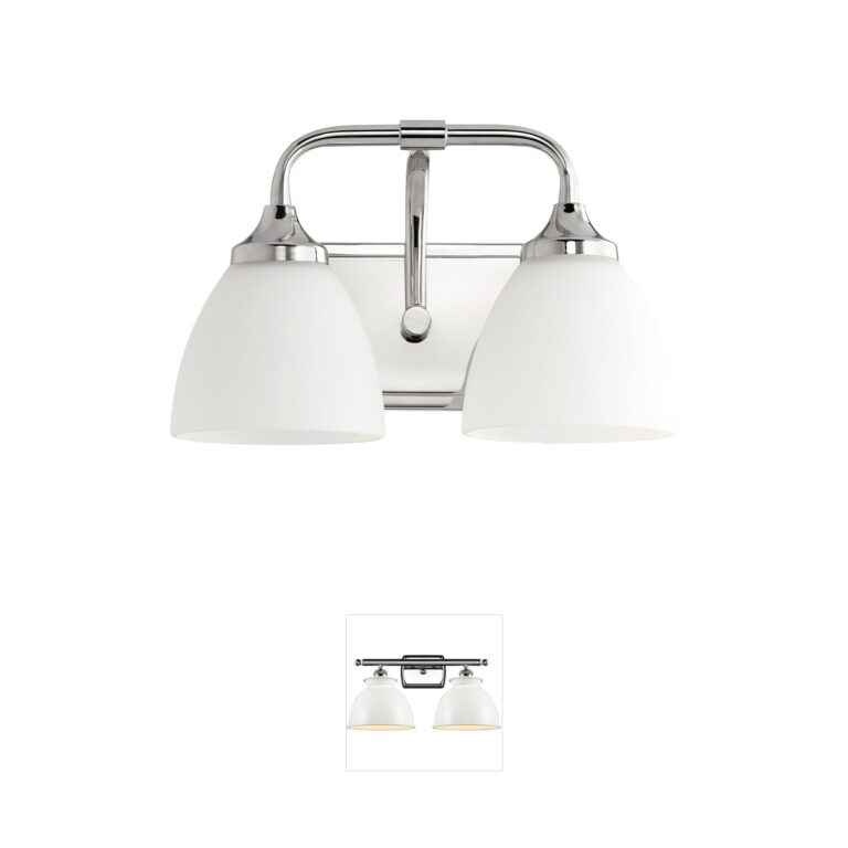 Quorum Enclave Polished Nickel Vanity Light
