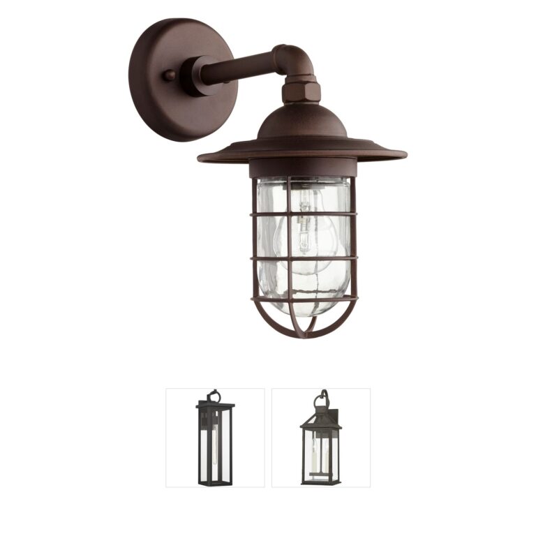 Quorum Bowery Oiled Bronze 1-Light Wall Sconce
