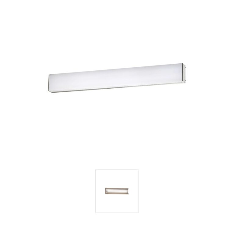 WAC Lighting Strip 24-Inch Brushed Aluminum LED Bathroom Vanity Light