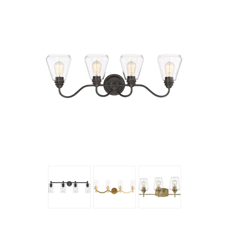 Designers Fountain Foundry 4-Light Satin Bronze Vanity Light