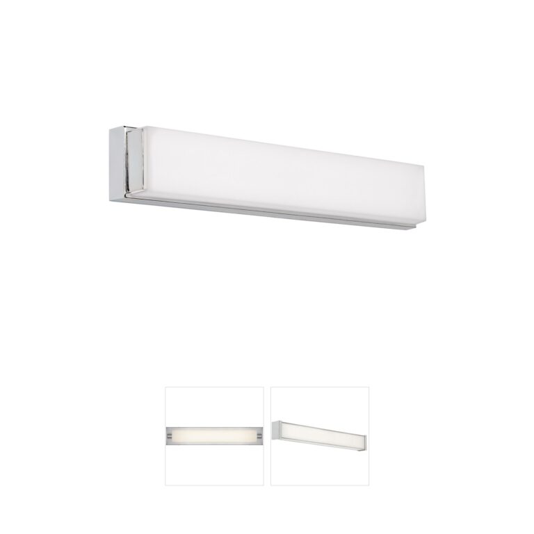 Visual Comfort Modern Collection Sean Lavin Sage Chrome LED Vanity Light