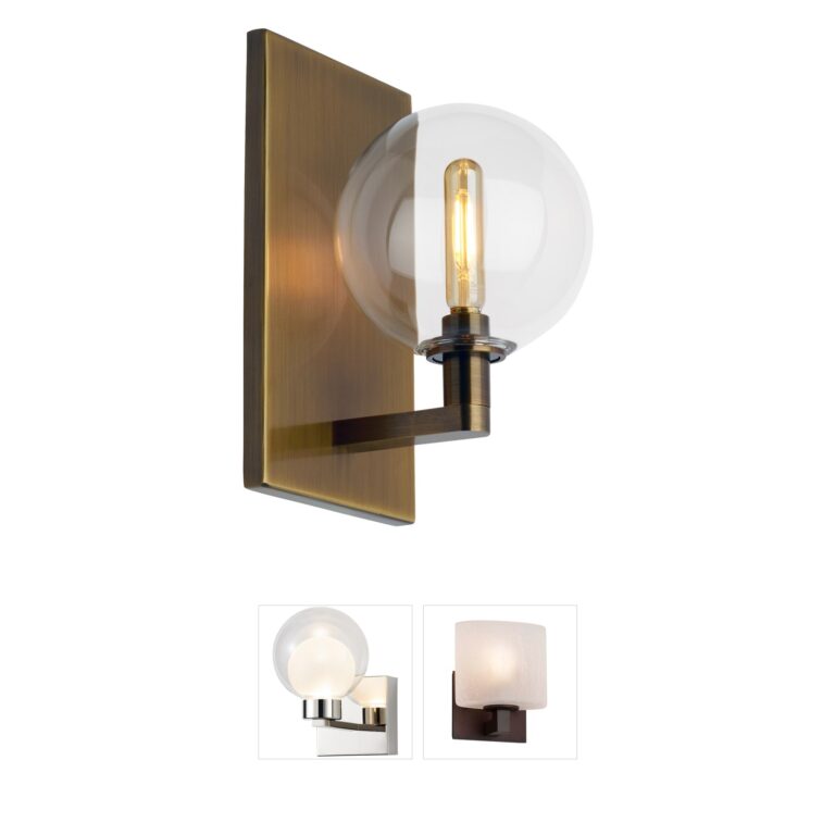 Visual Comfort Modern Sean Lavin Gambit Aged Brass Wall Sconce
