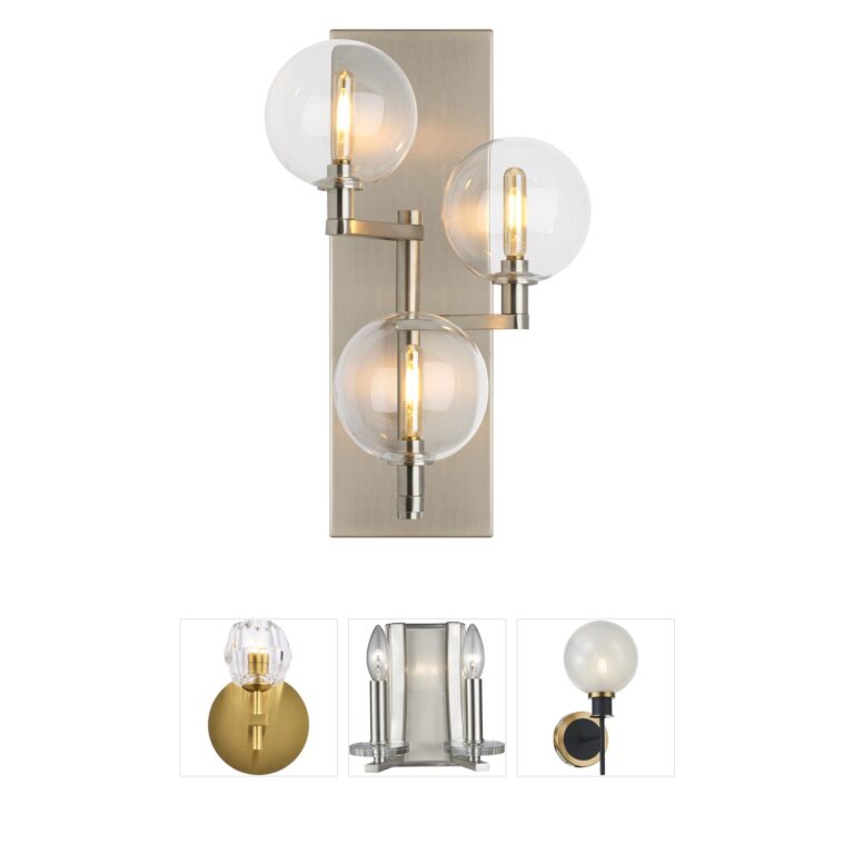 Visual Comfort Modern Sean Lavin Gambit Satin Nickel Wall Sconce