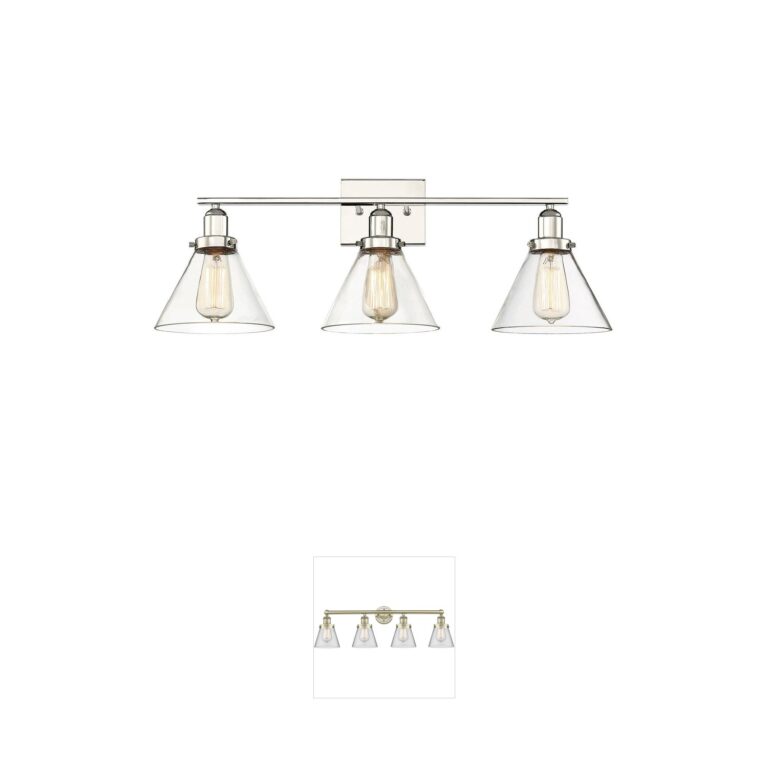 Savoy House Drake Polished Nickel 3-Light Vanity Light