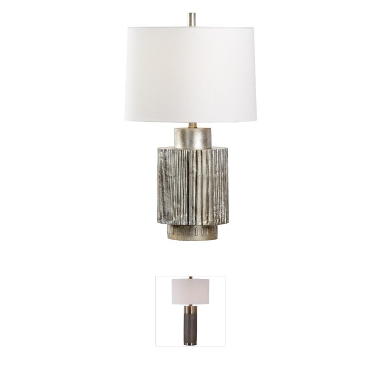 Wildwood Wildwood Antique Silver Leaf Table Lamp