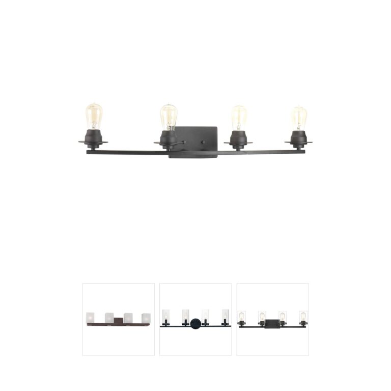 Progress Lighting Debut Steel Four-Light Vanity