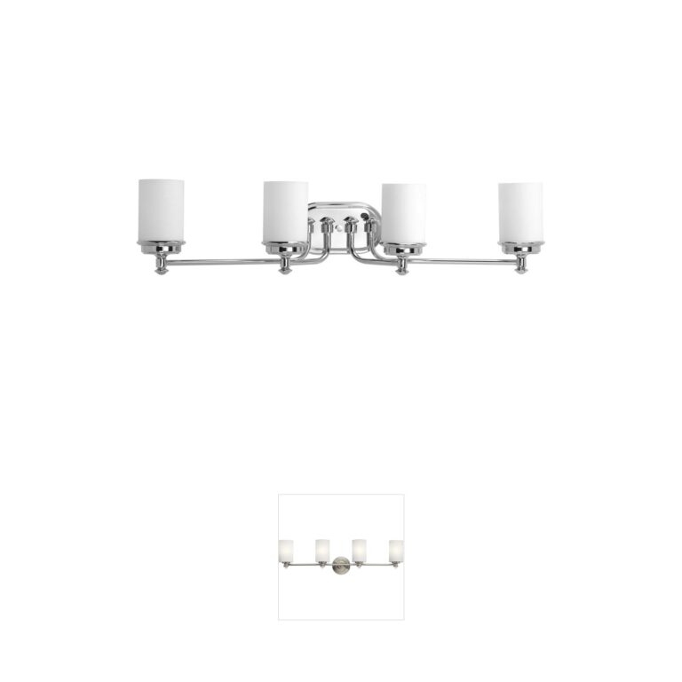 Progress Lighting Glide Collection Polished Chrome Vanity Light