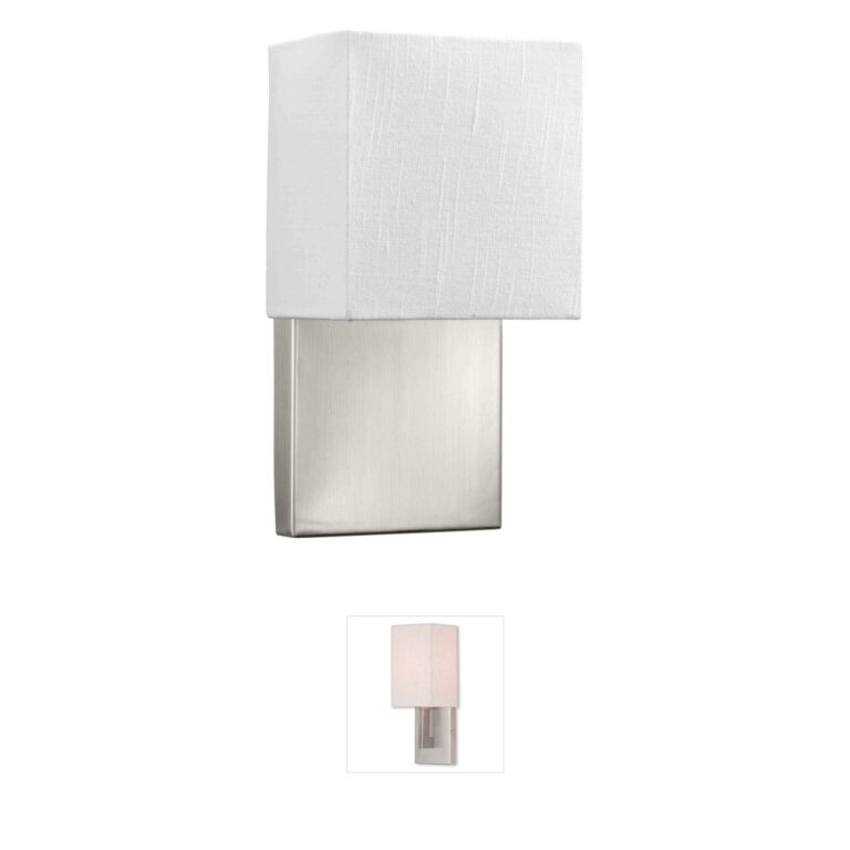 Progress Lighting LED Sconce Brushed Nickel Wall Sconce