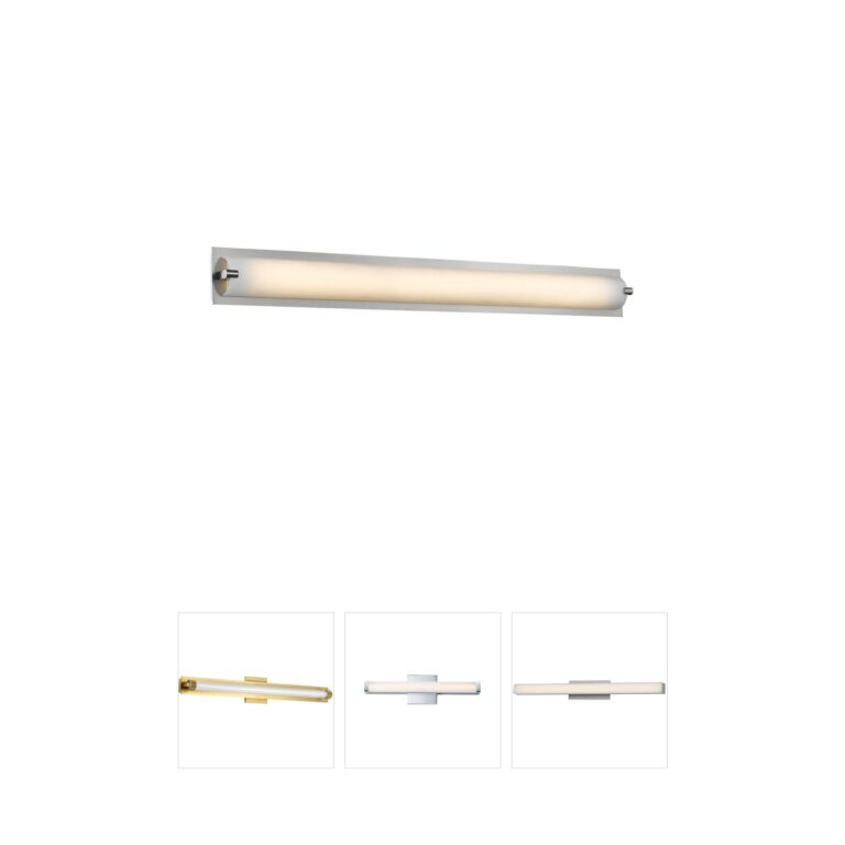 Avenue Lighting Cermack St. Brushed Nickel LED Vanity Light