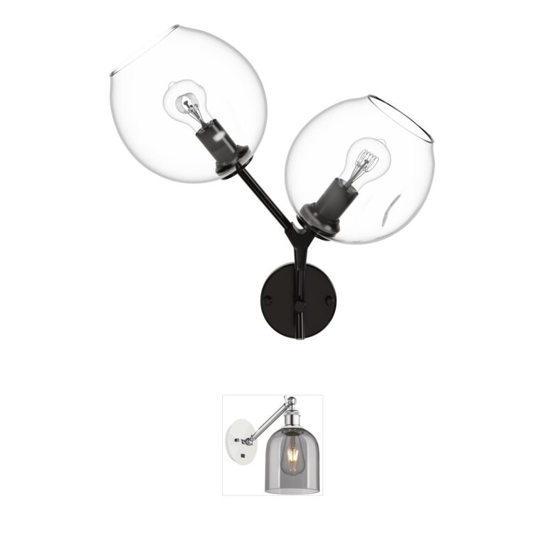Avenue Lighting Fairfax Ave. Dark Bronze & Glass Wall Sconce