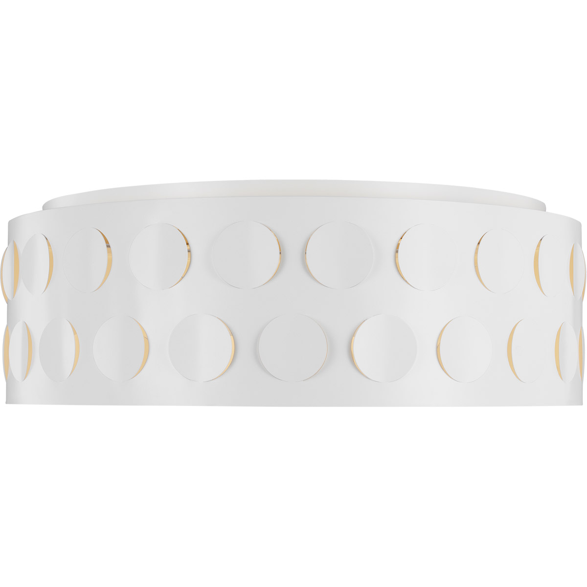kate spade new york Dottie Matte White Large Flush Mount