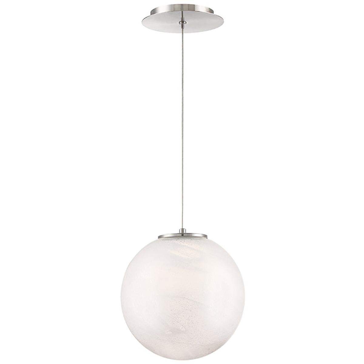 Modern Forms Cosmic Rock Crystal Pendant | Brushed Nickel