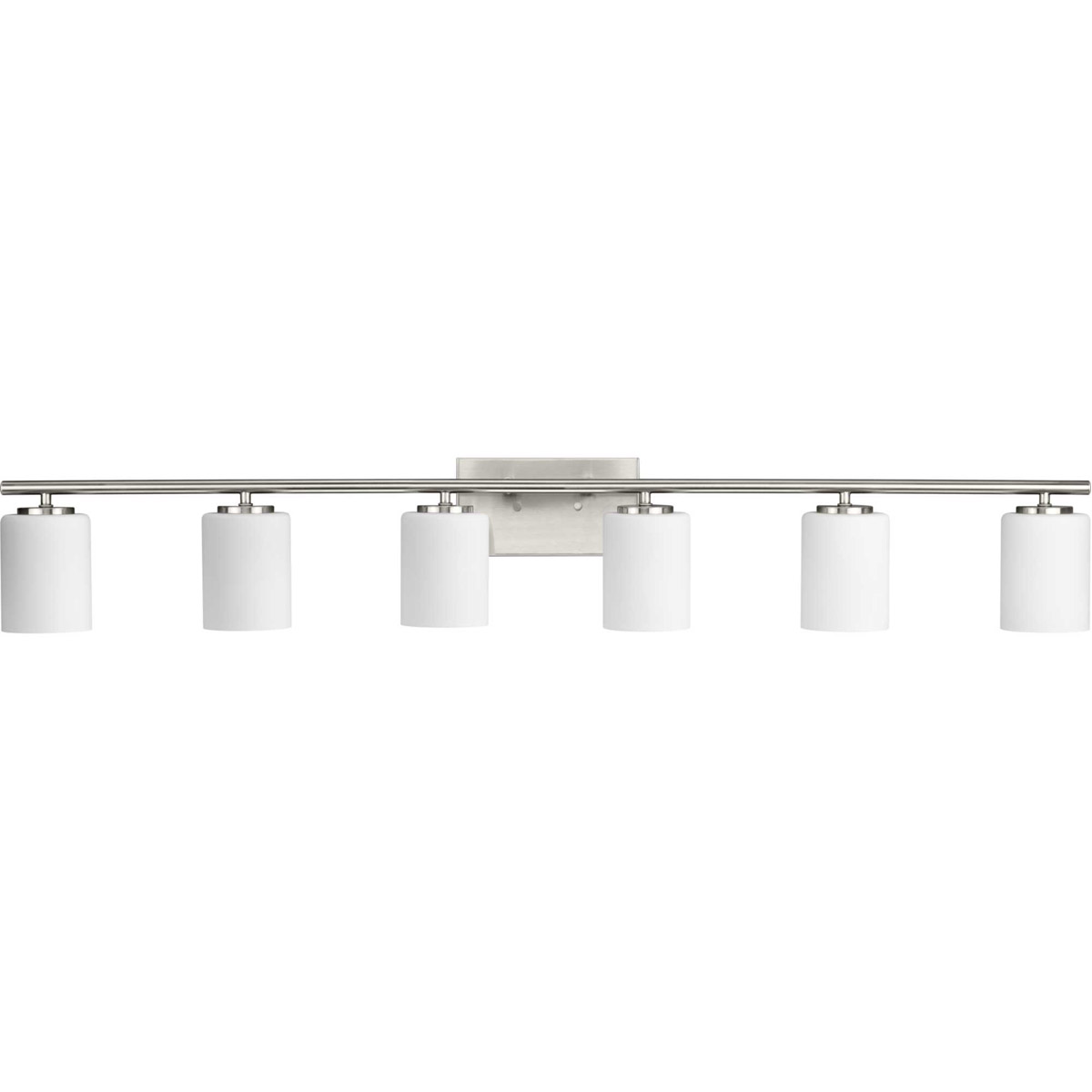Progress Lighting Replay 6-Light Vanity in Brushed Nickel