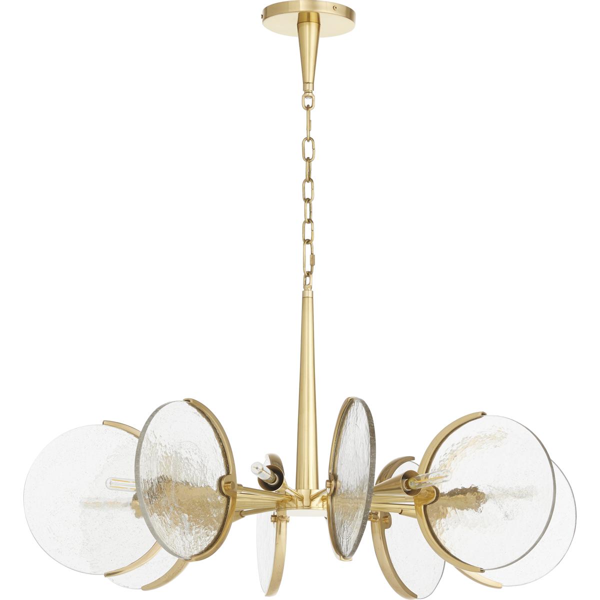 Cyan Design Alton 8-Light Aged Brass Chandelier - 34"