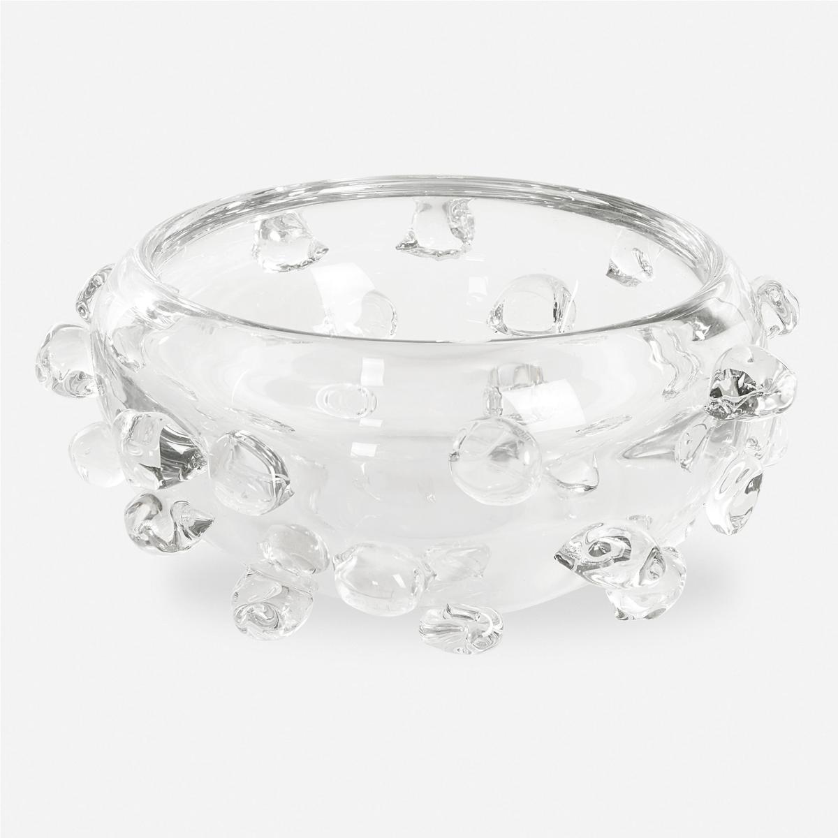 Uttermost Aura Clear Glass Decorative Bowl | David Frisch