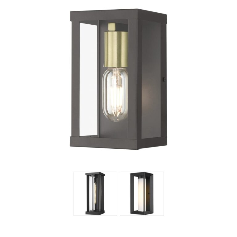 Livex Lighting Gaffney Stainless Steel Outdoor Wall Light