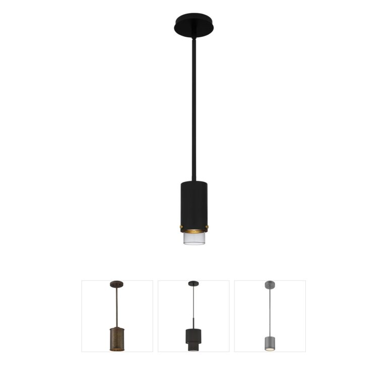 Quoizel Elio Matte Black Steel Mini Pendant