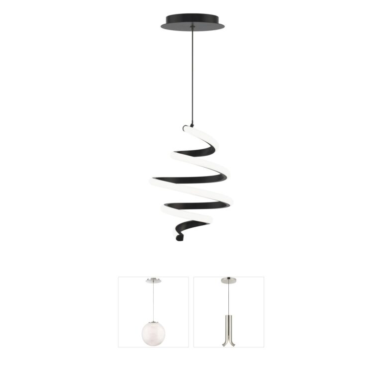WAC Lighting Whirl Aluminum LED Pendant