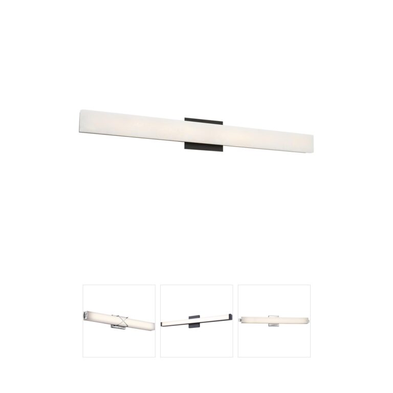 Modern Forms Lanza 34" Alabaster LED Vanity Light