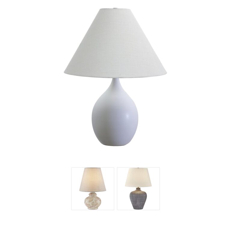 House of Troy Scatchard Slate Stoneware Table Lamp