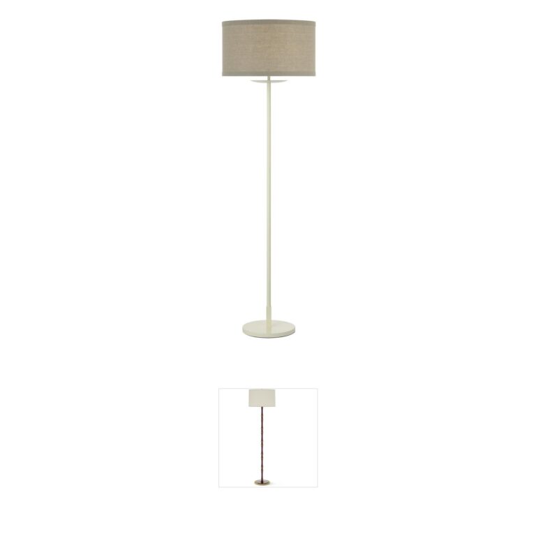 Visual Comfort Signature Collection kate spade new york Walker Cordless Natural Linen Floor Lamp