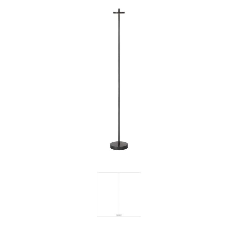 Visual Comfort Signature Collection Kelly Wearstler Sene 50" Rechargeable Floor Lamp in Museum Bronze