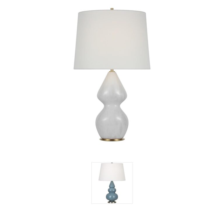 Visual Comfort Signature Collection Thomas O'Brien Noppon Ceramic Table Lamp