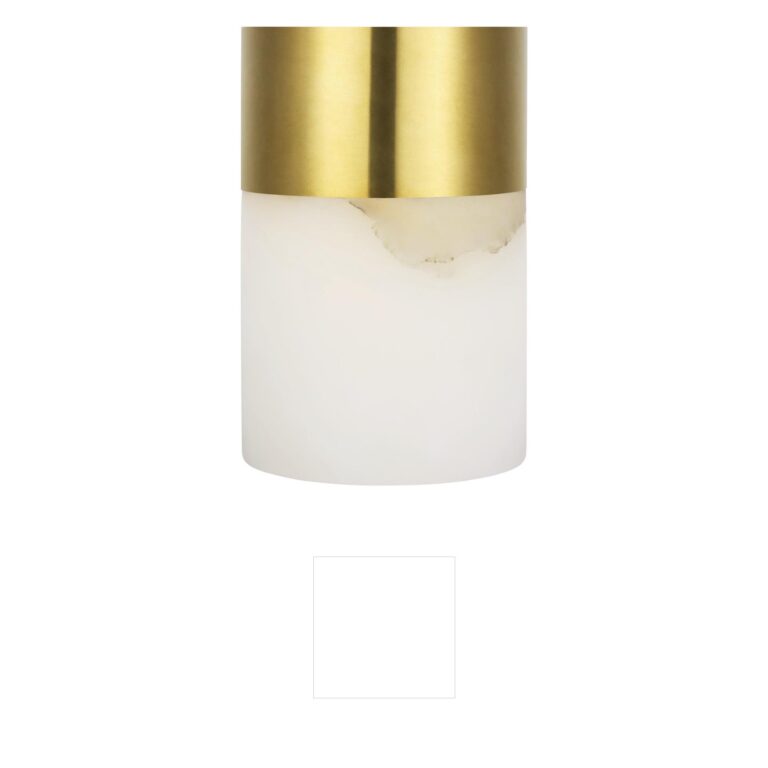 Visual Comfort Modern Sean Lavin Caspe Rechargeable Alabaster Table Lamp