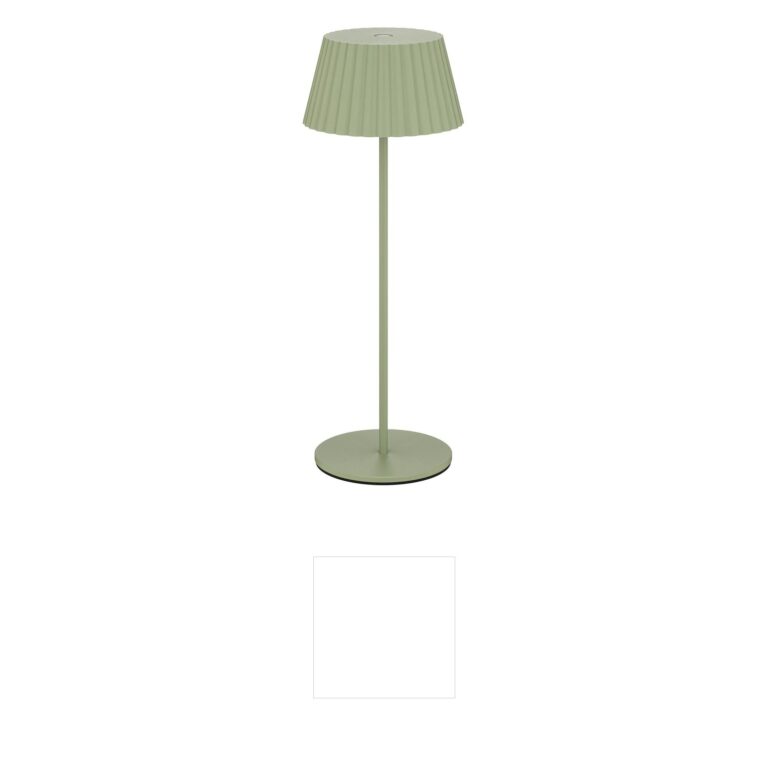 WAC Lighting Pleat Aluminum Rechargeable LED Table Lamp