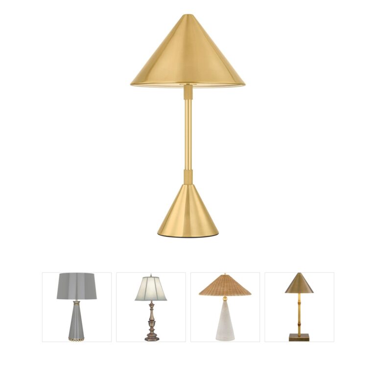 Hudson Valley Salma Aged Brass Steel Rechargeable Table Lamp